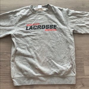 Nike Mens Ohio State Lacrosse Crew neck